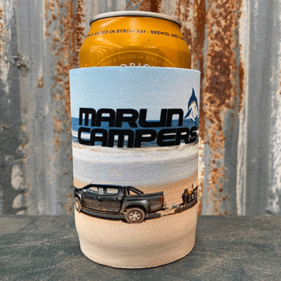Marlin Campers Stubby Cooler - Beach
