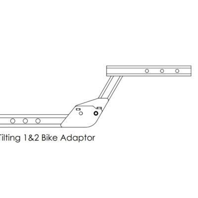 1-2 Bike Towbar Adapter (Tilting)